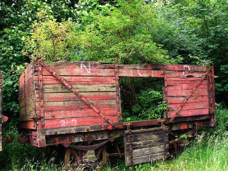 Old cart at Prestongrange.JPG